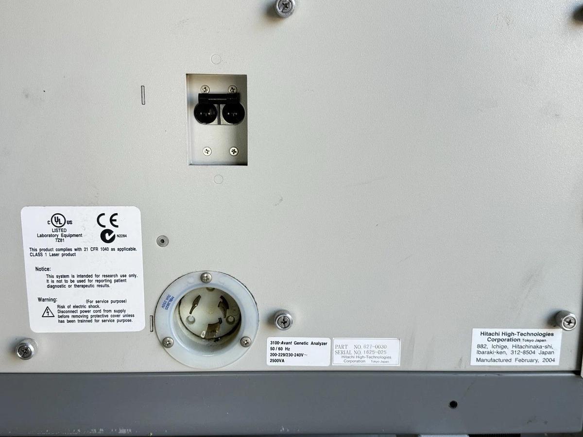 Used Applied Biosystems 3100 Avant Genetic Analyzer – DNA Sequencer