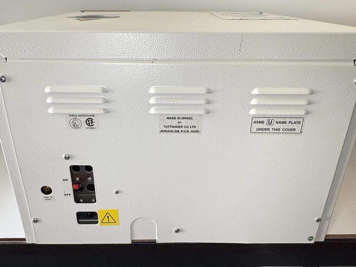 Used Tuttnauer 2340M Manual Autoclave Steam Sterilizer – 19L Chamber, Benchtop