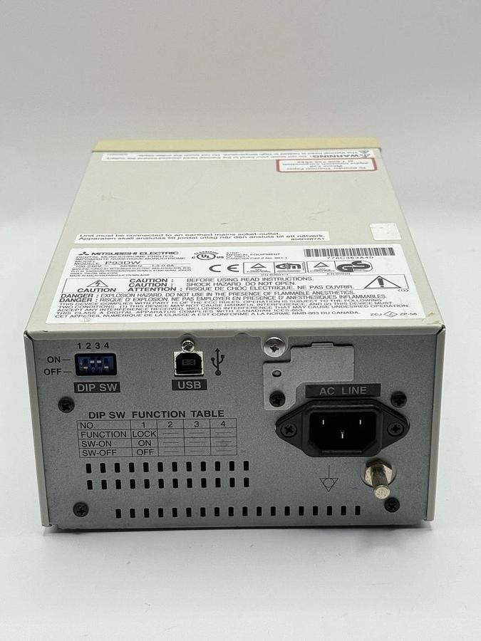 Used Mitsubishi P93D P93DW Digital Thermal Printer