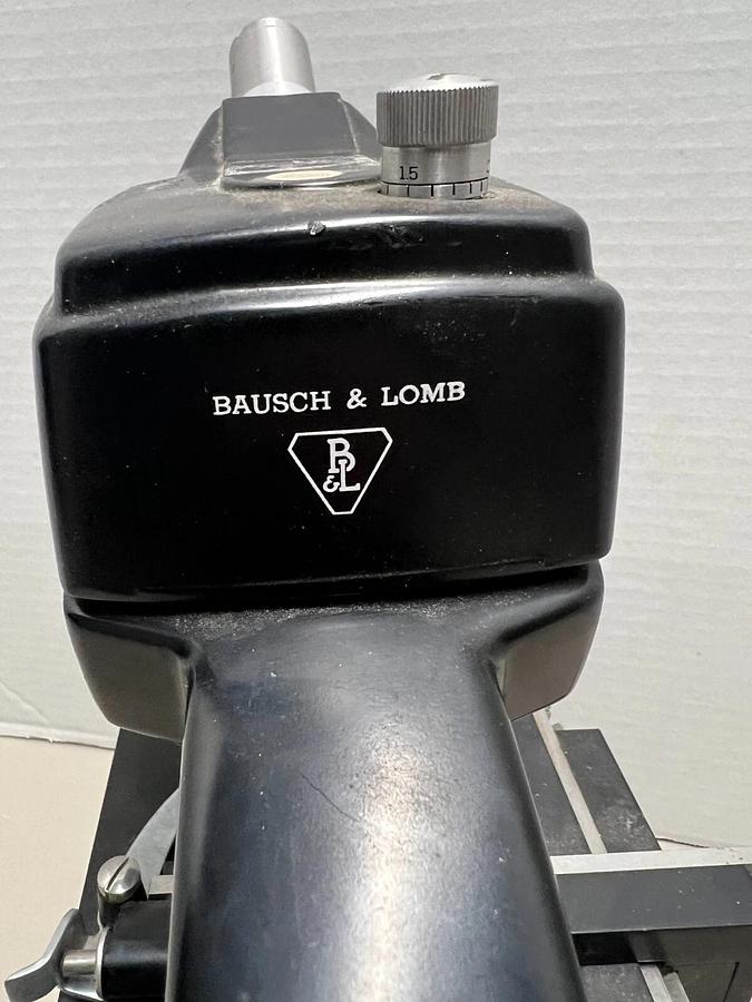 Used VINTAGE Bausch & Lomb 3 Objective Mono Microscope – 3.5x, 10x, 43x