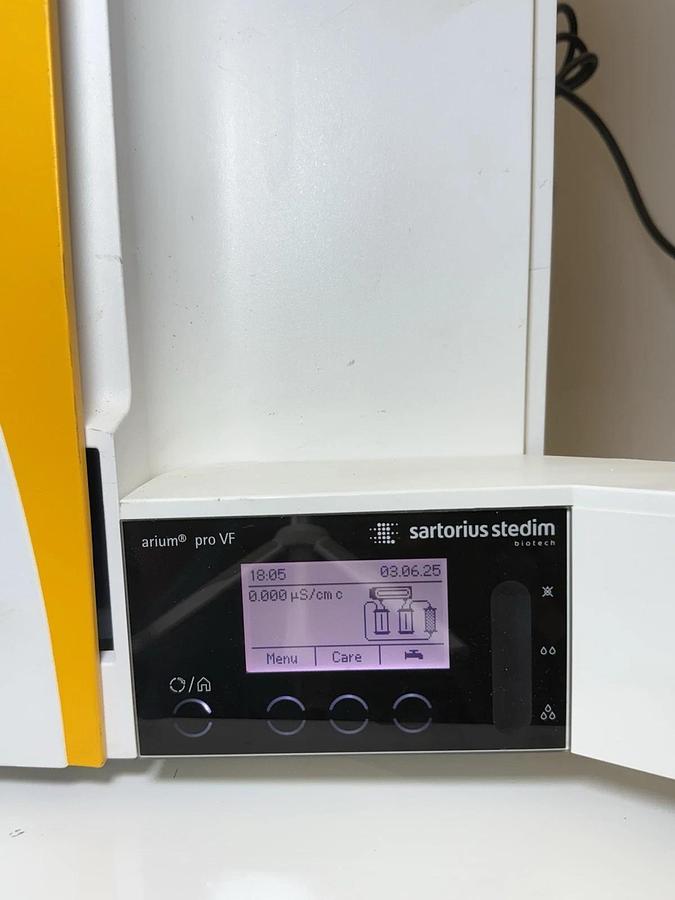 Used Sartorius Stedim Biotech Arium Pro VF Water Purification System