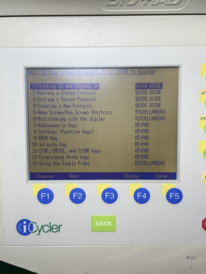 Used Bio-Rad Bio Rad 582BR i Cycler 96-Well Thermal Cycler