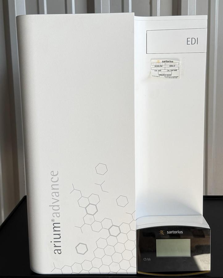 Used Sartorius Lab Instruments Arium Advance H20-EDI Water Purification System