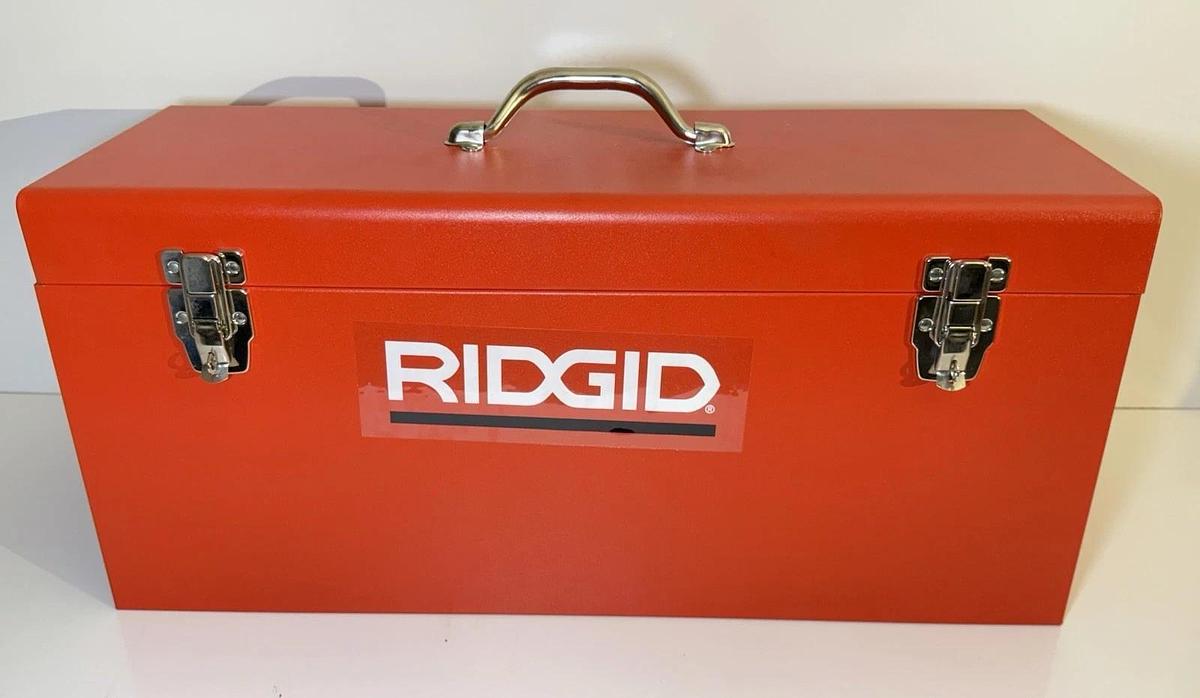 Used NEW RIDGID K-45 Drain Cleaner Machine Autofeed 120V w/ Case, Gloves & Manual