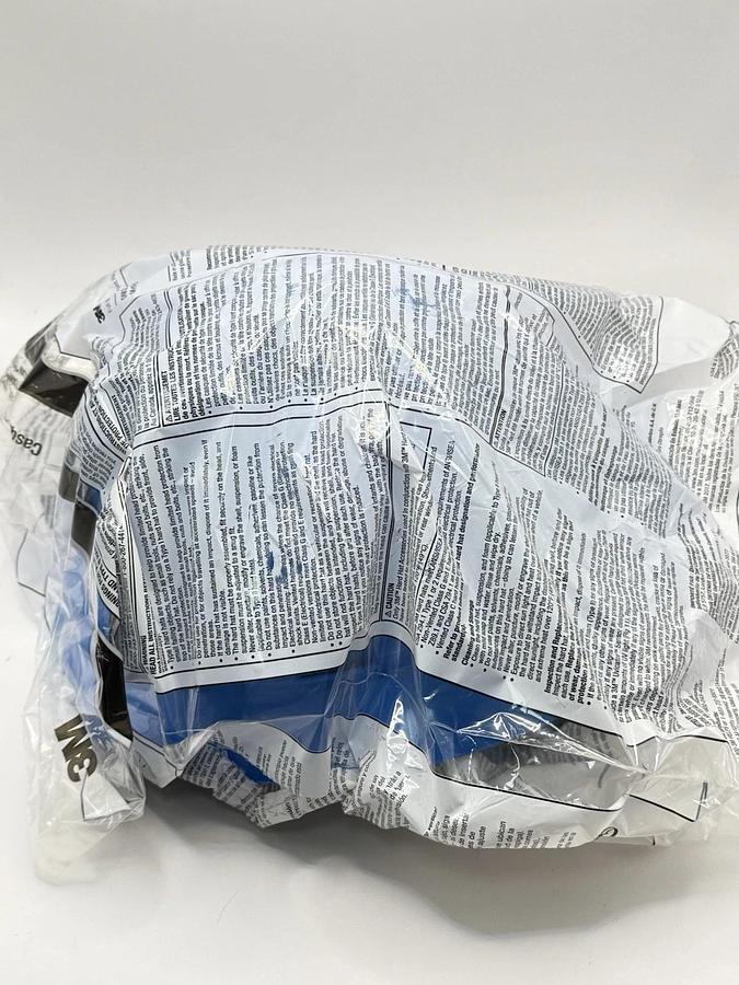 Used NEW 3M Full Brim Hard Hat H-700 & H-800 Series w/ 4pt. Ratchet Suspension, Blue