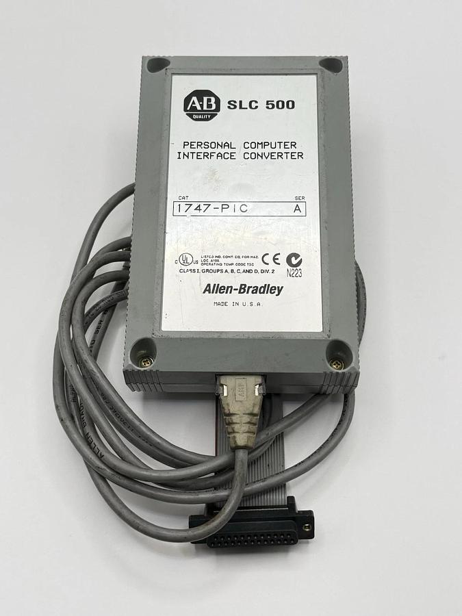 Used Allen Bradley 1747-PIC SLC500 Personal Computer Interface Converter Ser A