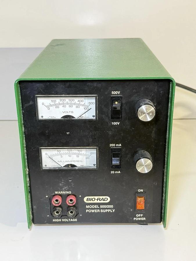 Used Bio-Rad Bio Rad 500/200 Power Supply for Electrophoresis & Blotting