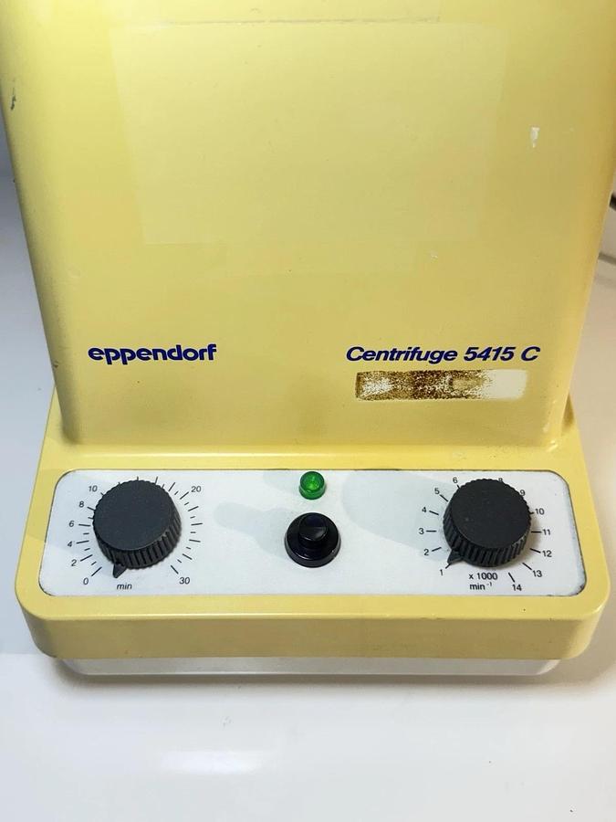 Used Eppendorf Centrifuge 5415 C Microcentrifuge W/Rotor 5402 5415