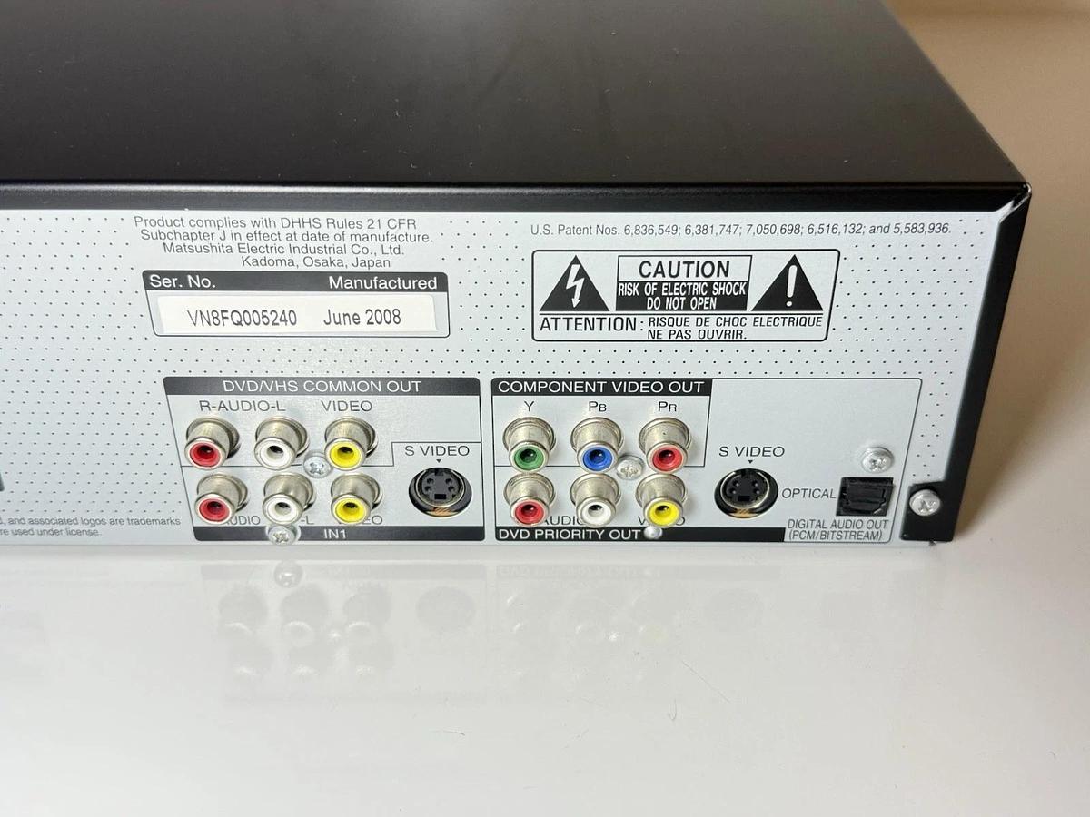 Used Panasonic DMR-EZ48V DVD Recorder VHS VCR Player