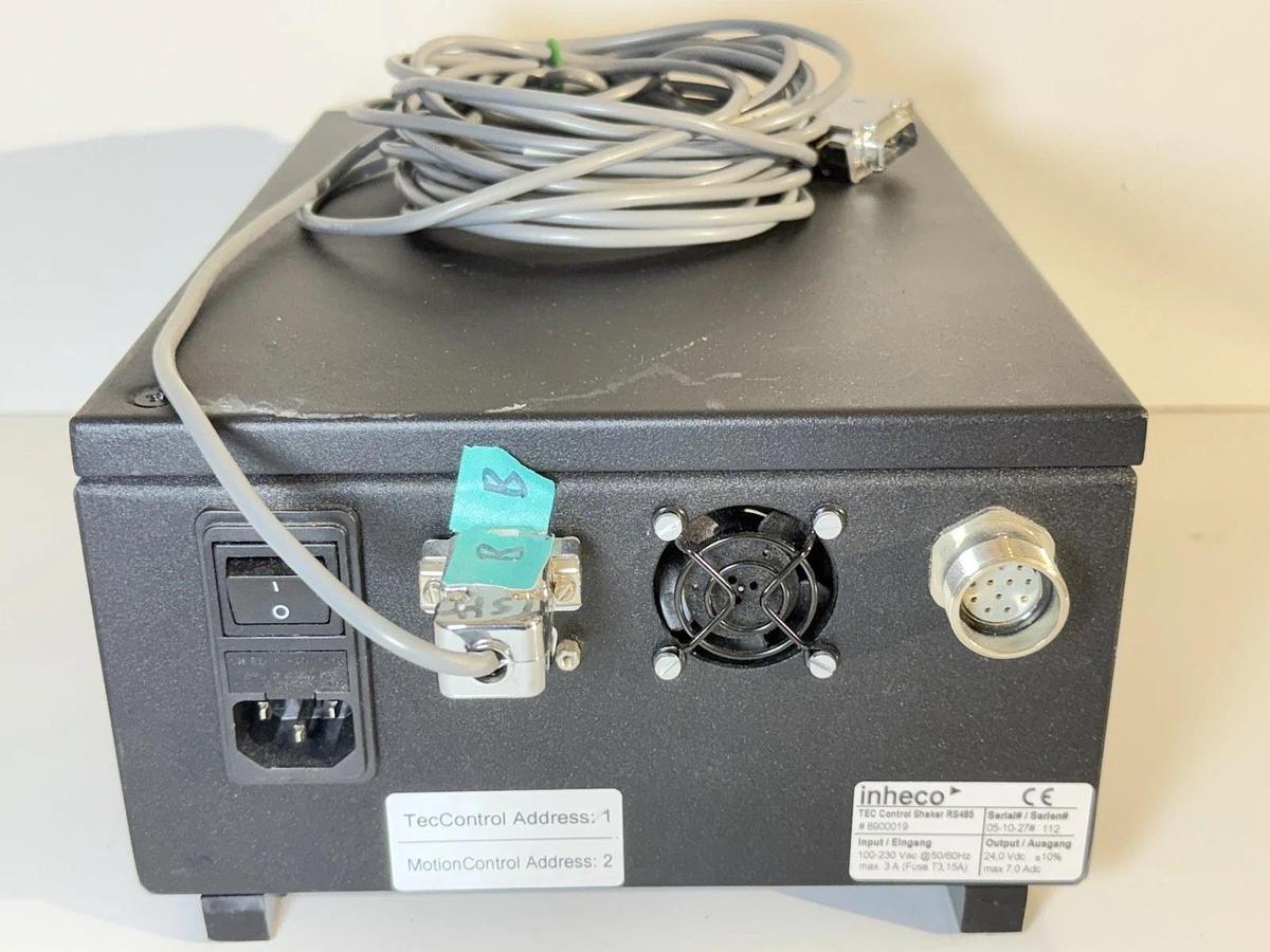 Used Inheco TEC Control 96 / RS485 Temperature Shaker Controller 8900019