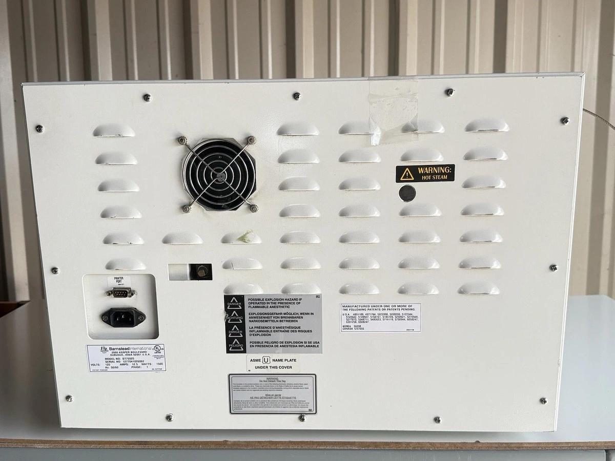 Used Barnstead Harvey Sterile Max Autoclave Sterilizer Laboratory Model: ST75925