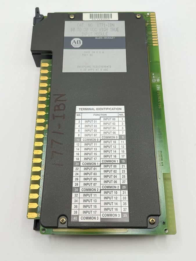Used Allen-Bradley 1771-IBN 10 To 30 VOC High True Input Module