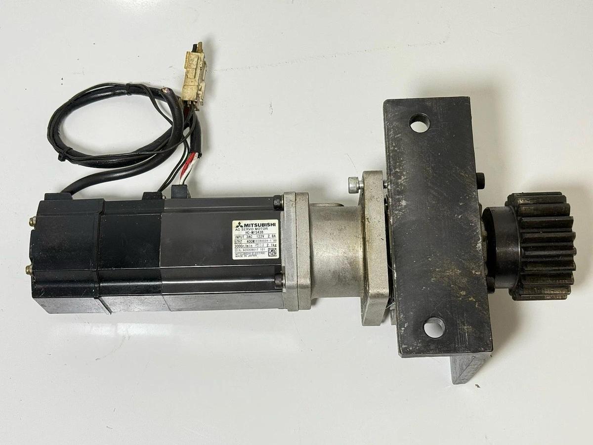 Used Mitsubishi Electric - HC-MFS43B AC Servo Motor + VRSF-S9C-400-T3 Able Reducer