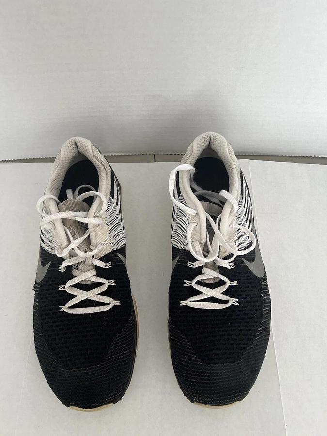 Used Size 12 - Nike Metcon DSX Flyknit Black And White - GREAT TRAINING SHOES