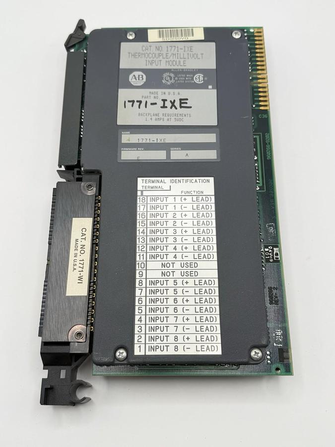 Used Allen-Bradley 1771-IXE Thermocouple / Millivolt Input Module