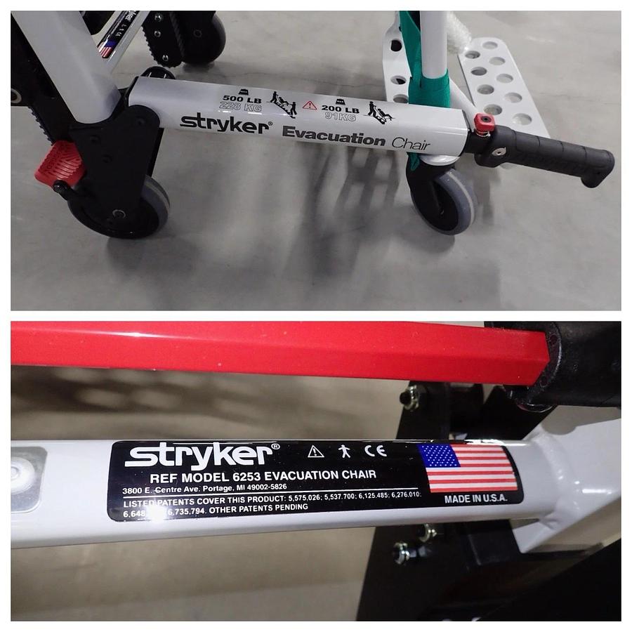Used NEW in box - Stryker Evacuation Chair 6253 Stair Chair