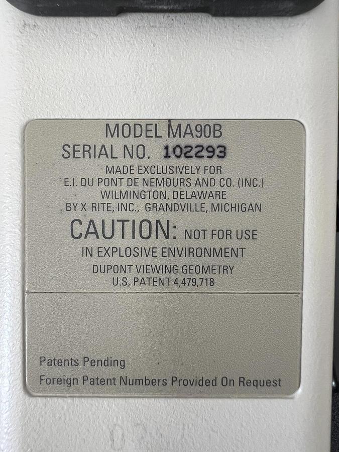 Used X-Rite MA90 DuPont ChromaVision Multiangle Spectrophotometer Auto paint matching