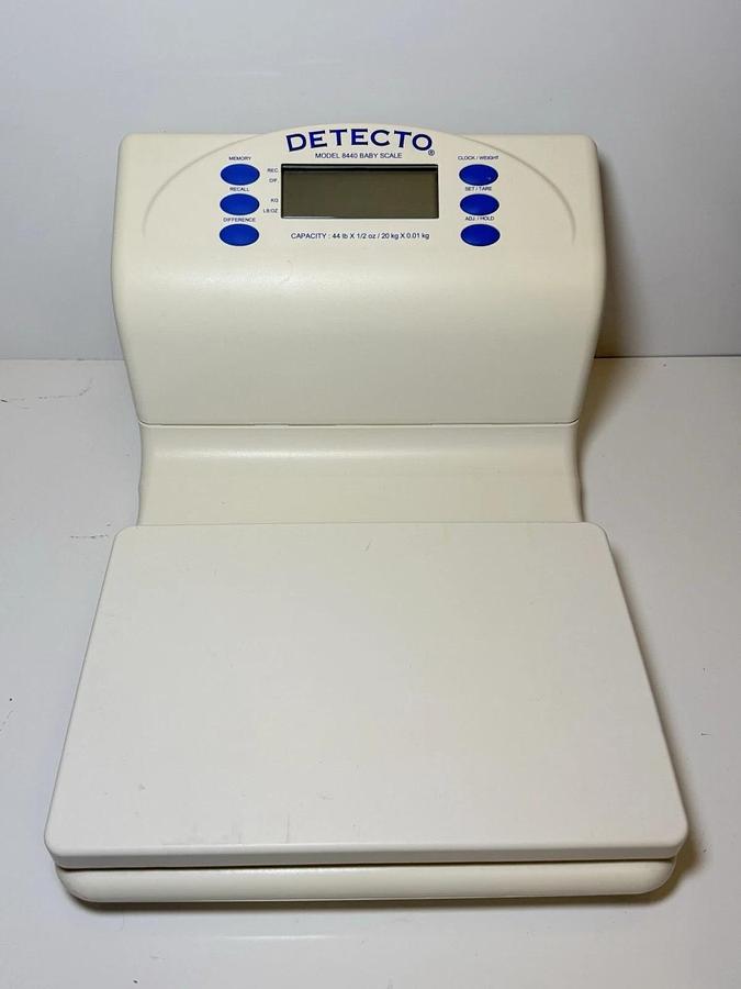 Used Detecto 8440 Baby Scale Digital Platform Scale