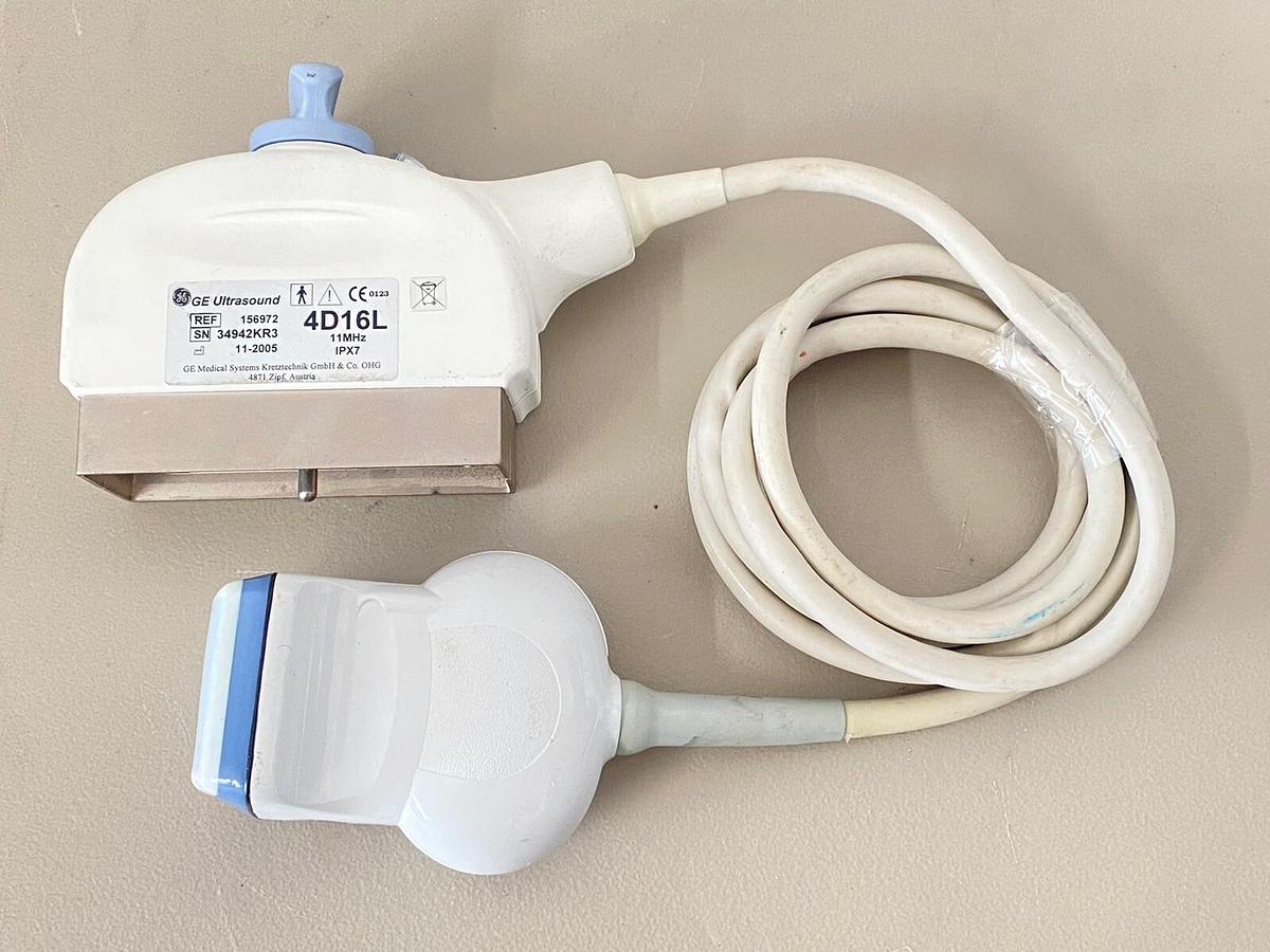 Used GE Ultrasound 4D16L Ultrasound Probe Transducer IPX7 156972