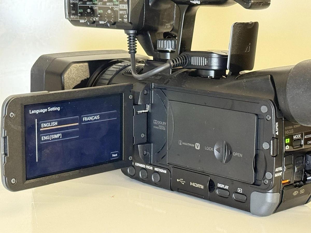 Used Sony HXR-NX70U Digital HD Compact Camera Video Recorder w/ Control Switch Block