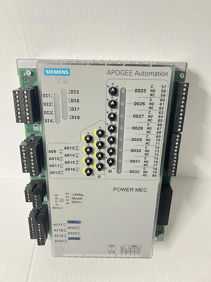 Used Siemens APOGEE Automation Model 1210 E Power MEC 549-627