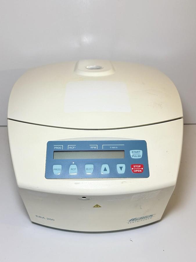 Used Hettich EBA 280 Lab Benchtop Centrifuge Ref 1101-01 w/ 12-Place Swing Rotor