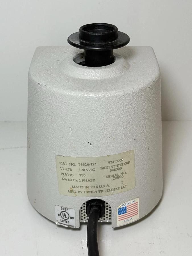 Used VWR Mini Vortexer 58816-121 / Analog Vortex Mixer Shaker VM-3000