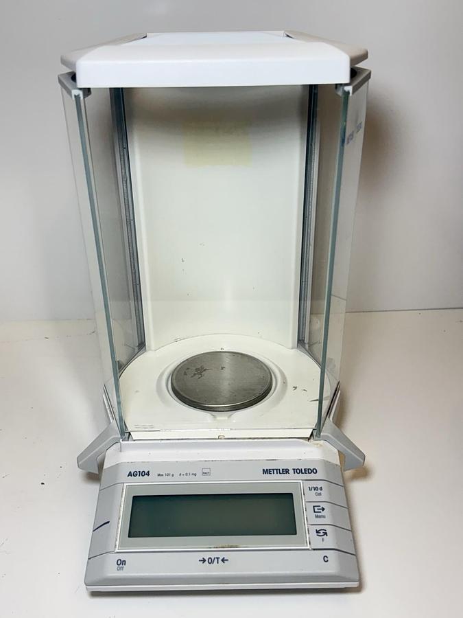 Used Mettler Toledo AG104 Laboratory Lab Digital Analytical Balance Scale