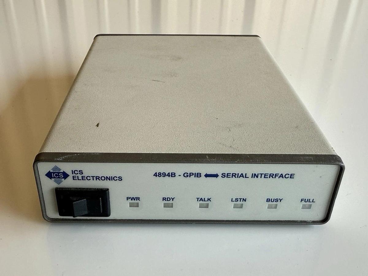 Used ICS Electronics 4894B GPIB to Serial Interface Convertor Box Module 115402-05-7