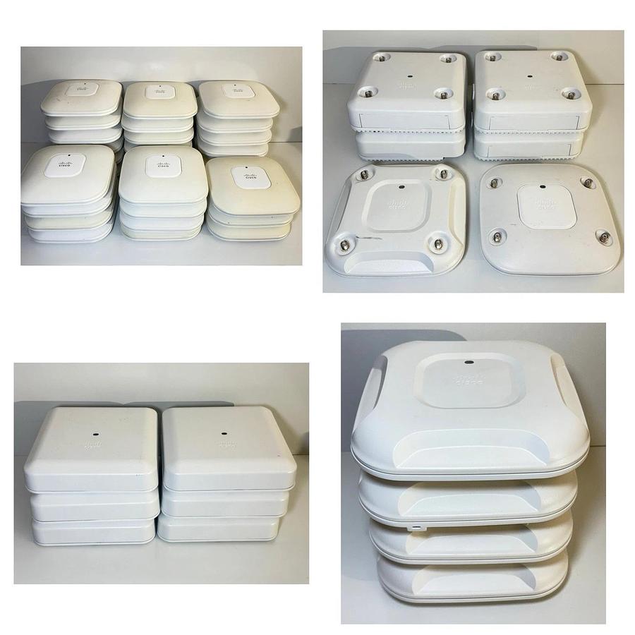 Used LOT OF 46 Cisco Aironet Wireless Access Point: AIR-LAP1142-A-K9 AIR-AP3802E-B-K9