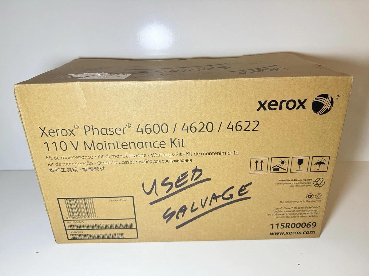 Used Genuine Xerox 115R00069 110V Fuser Maintenance Kit, Phaser 4600/4620/4622 95205764666