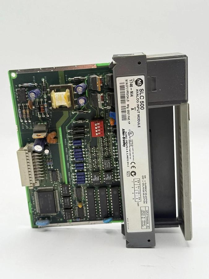 Used Allen Bradley 1746-NI4 SER A  Analog Input Module SLC 500