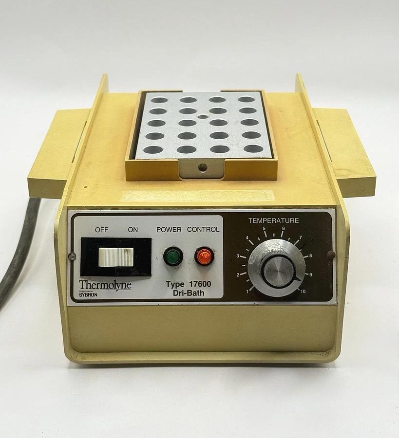 Used Barnstead Sybron Thermolyne 17600 Dri-Bath DB17615 with Heat Block 20 Position