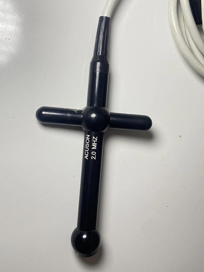 Used Siemens Acuson 2.0MHz NonImaging Ultrasound Transducer Probe