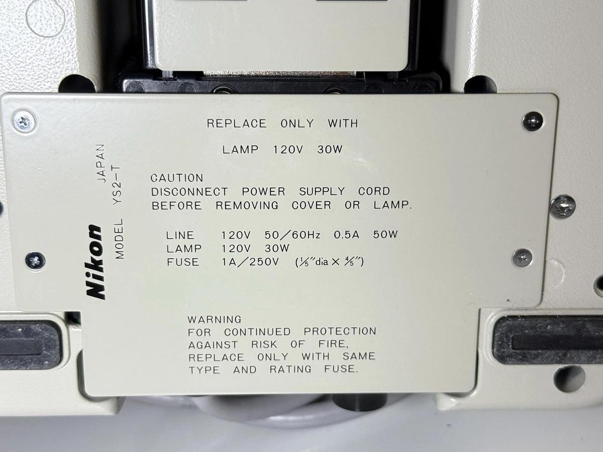 Used Nikon YS2-T Alphaphot-2 Microscope with 1 Objective & 1 Eyepiece