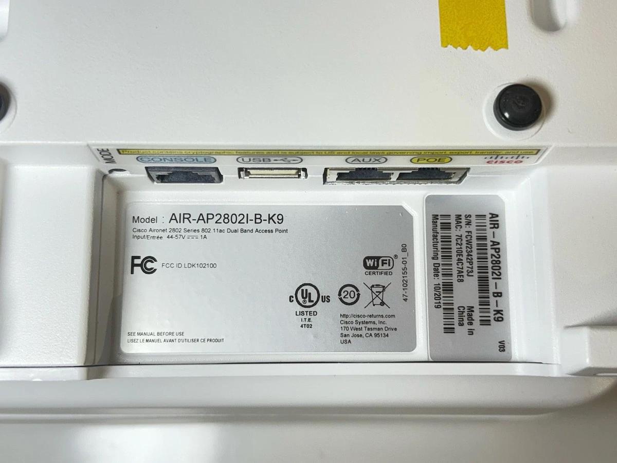Used LOT OF 46 Cisco Aironet Wireless Access Point: AIR-LAP1142-A-K9 AIR-AP3802E-B-K9