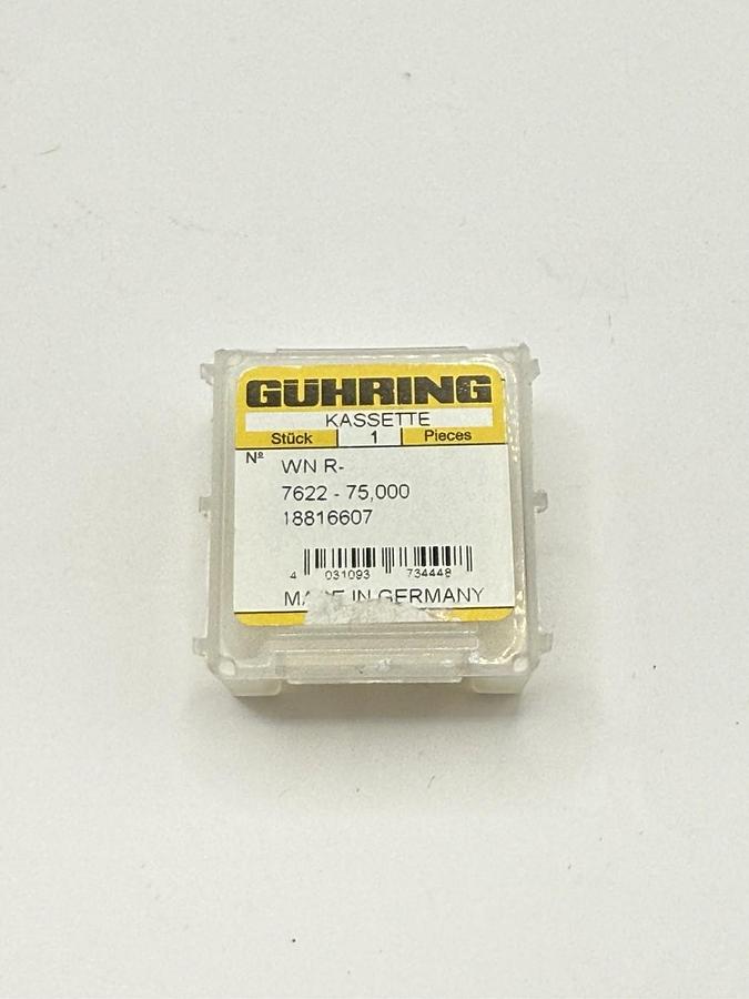 Used GUHRING Kasette Indexable Drill Tip Insert WN R-7622 - 75,000 (18816607) Germany