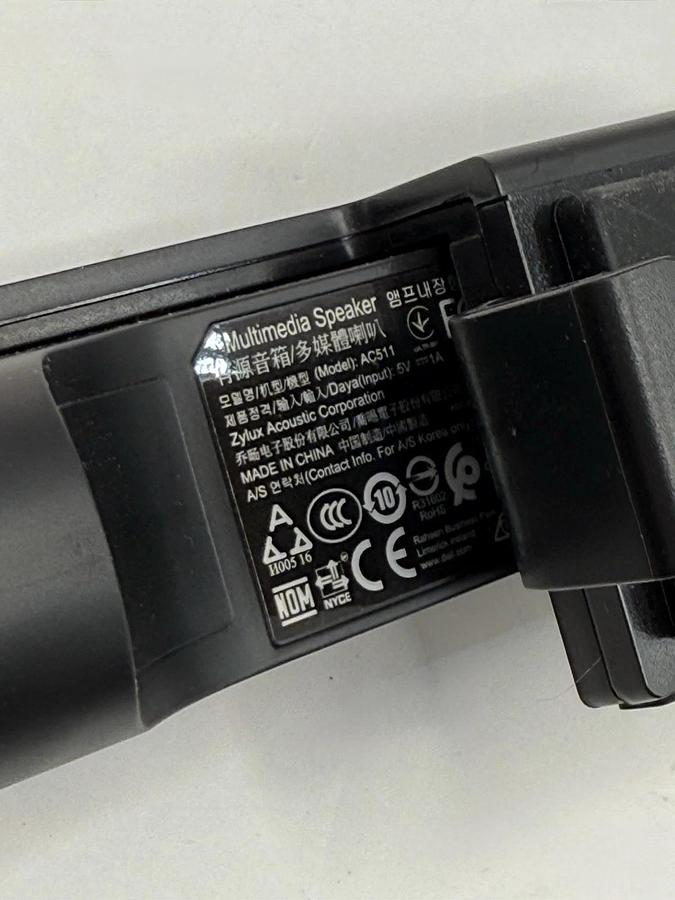 Used Lot 7 Dell Lenovo Computer Multimedia Speakers Mounts Soundbar on Monitor