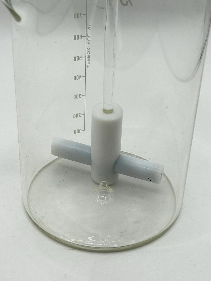 Used Bellco 1000mL Large Pyrex Glass Spinner Flask with a magnetic spinner 2958517