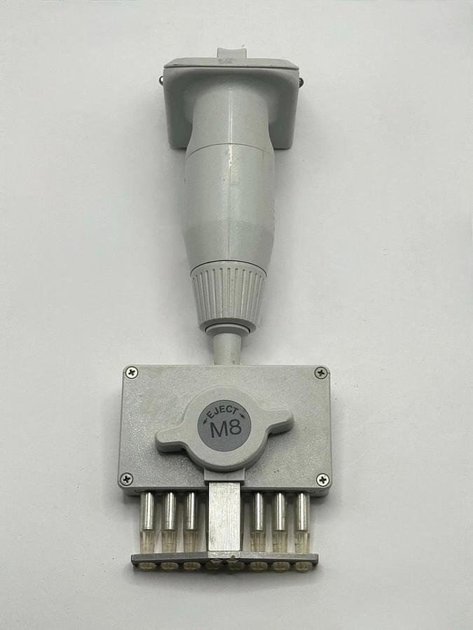 Used Rainin EDP M8 Electronic Digital Pipette Hand Held 8 Channel