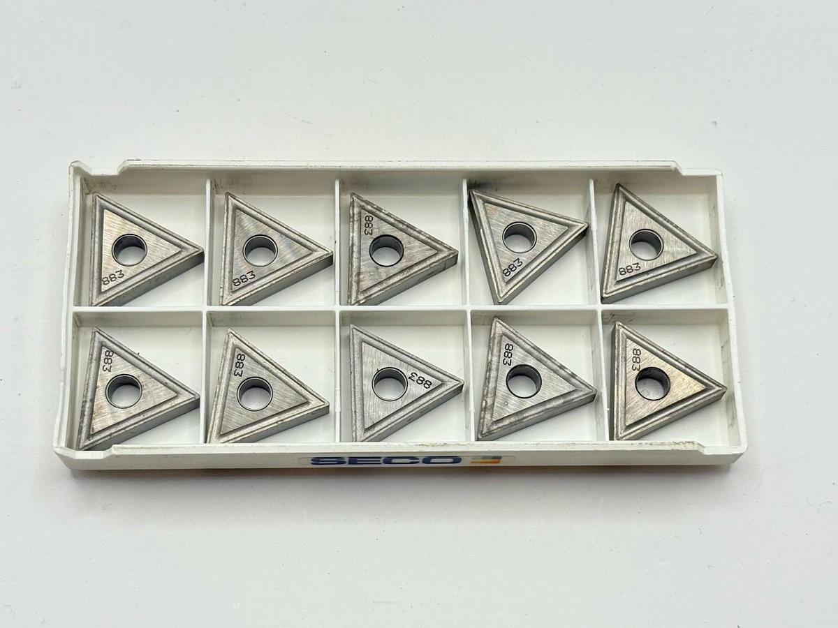 Used SECO Carbide inserts TNMG220404-MR4 883 / TNMG431-MR4 (EDP07475)
