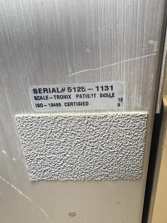 Used Welch Allyn Scale-Tronix 5125 Portable Stand-On Scale