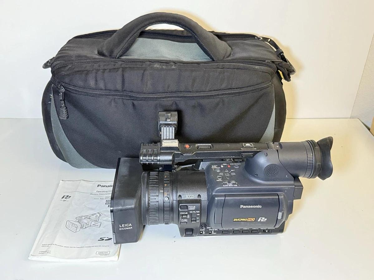 Used Panasonic AG-HVX200P DVCPRO HD P2 Camcorder Video Camera with Case & Accessories