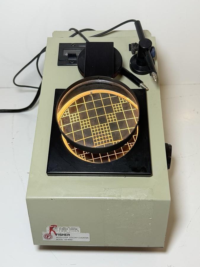 Used Fisher Scientific ACCU-LITE Colony Counter Model: 133-8002