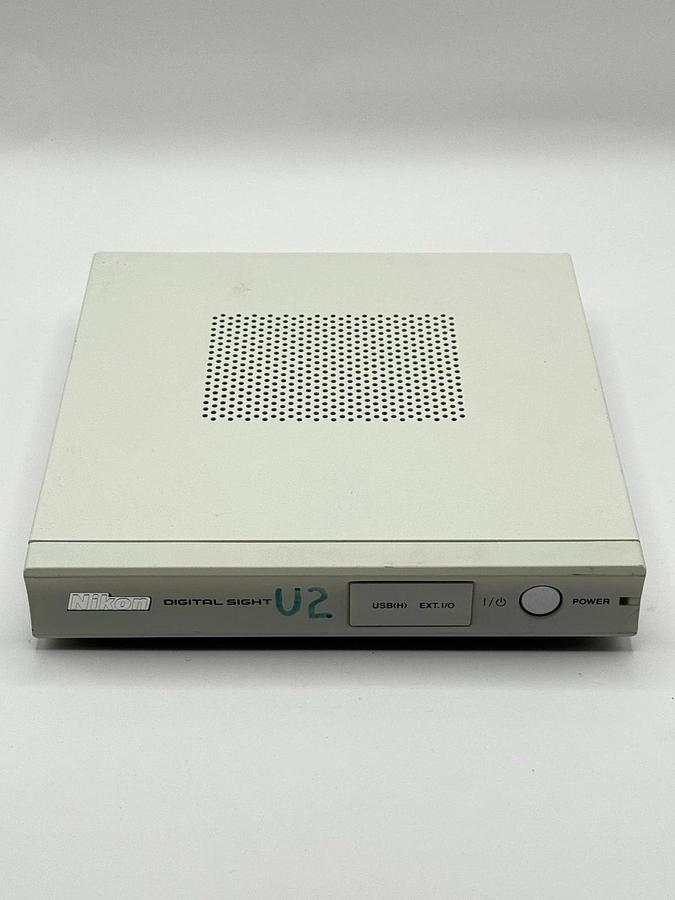 Used Nikon Eclipse TS100 Inverted Lab Microscope w/ Nikon UFX-II, Power Supply & Lamp