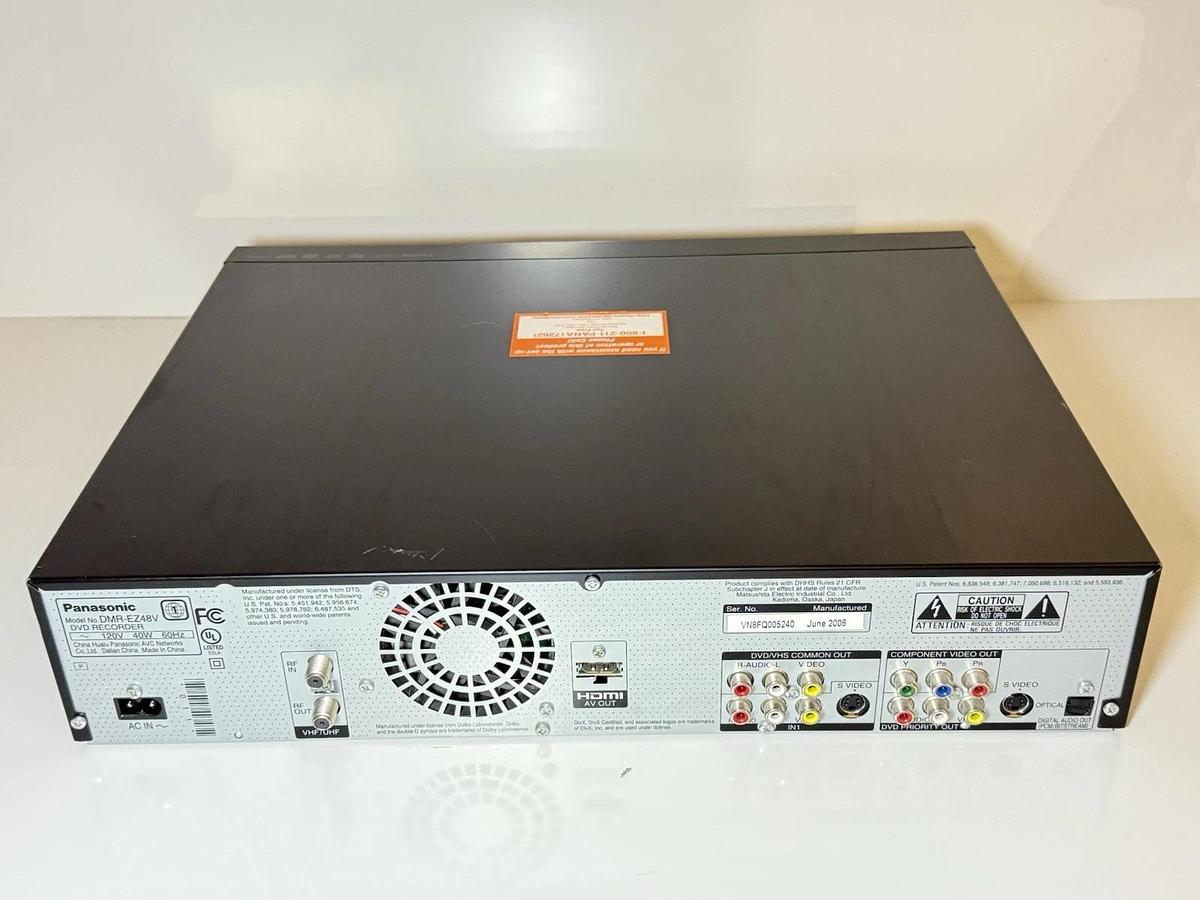 Used Panasonic DMR-EZ48V DVD Recorder VHS VCR Player