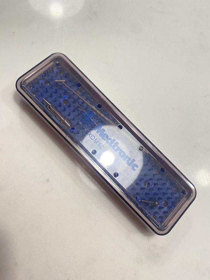 Used Medtronic Xomed - Stainless Steel Instruments (5pcs) 18-92001, 18-82900 W/ Case