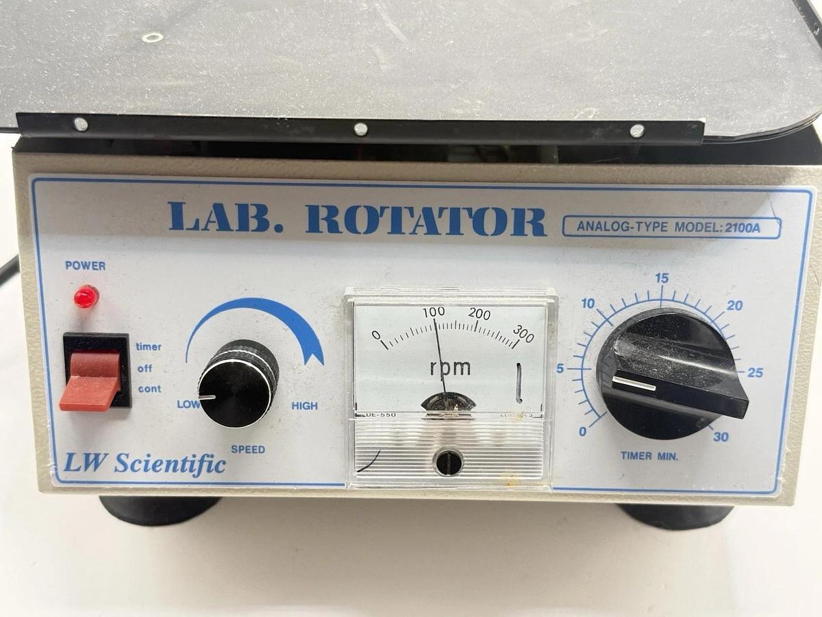 Used LW Scientific LW210 Rotator Shaker Model 2100A – Lab Tube Mixer Agitator