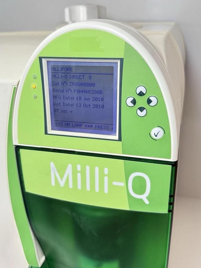 Used Millipore Milli-Q Direct 8 Water Purification System ZROQ00800