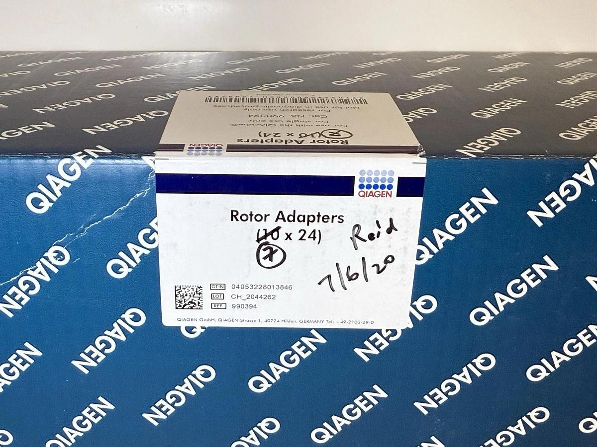 Used QIAGEN 990394 Rotor Adapters For Use With QIAcube Case 7 x 24
